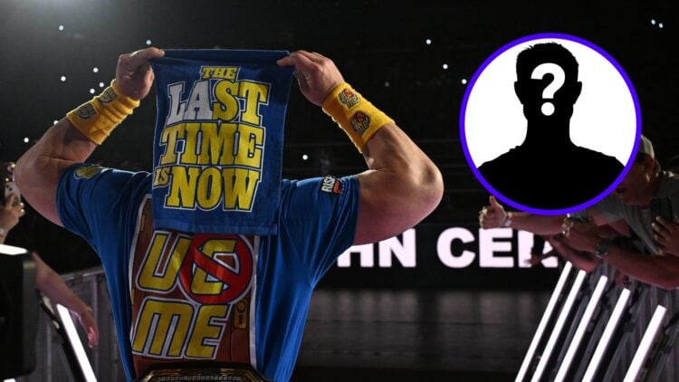 John Cena making his entrance at WWE's Money in the Bank in 2025