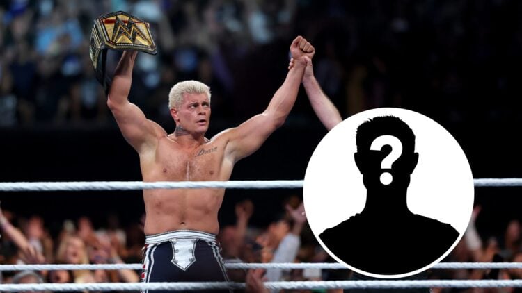 Cody Rhodes having his hand raised after defeating John Cena at WWE SummerSlam