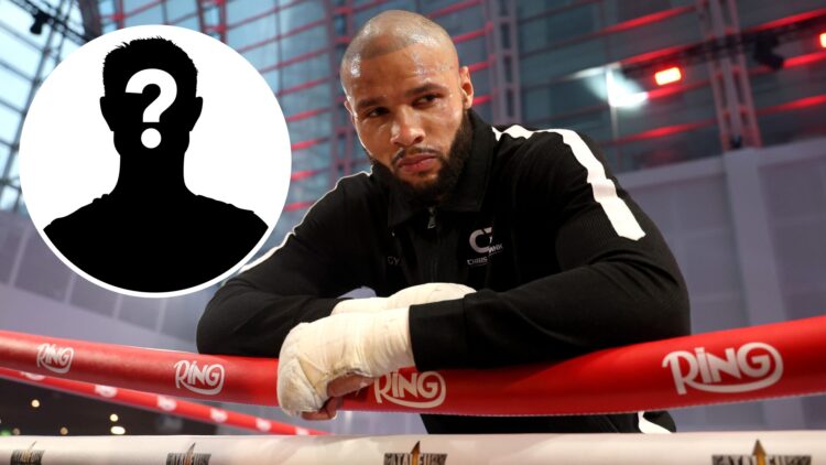 Chris Eubank Jr (middle) at the Conor Benn open workout