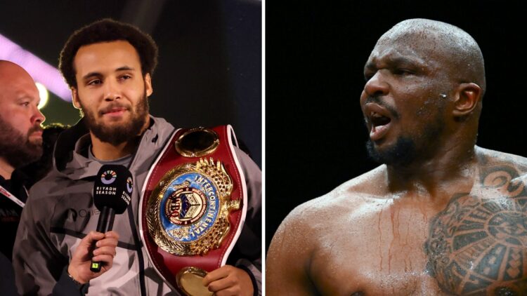 Moses Itauma (left) attends weigh-in, Dillian Whyte (right) reacts after his heavy weight bout against Christian Hammer