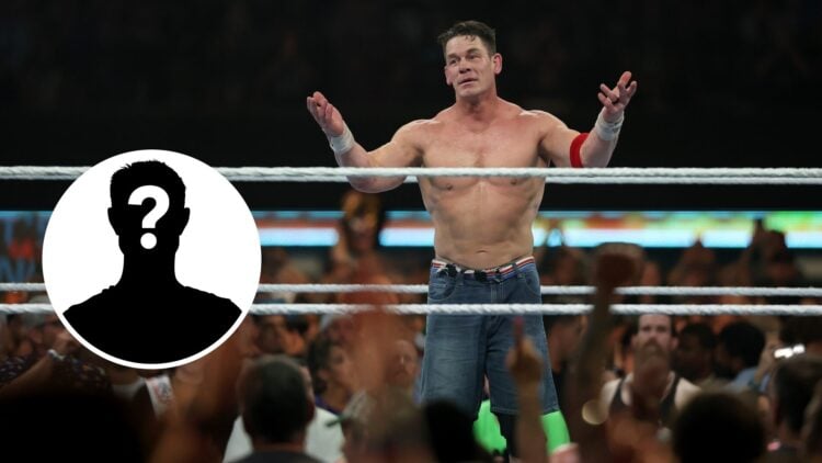John Cena after his SummerSlam match with Cody Rhodes in 2025